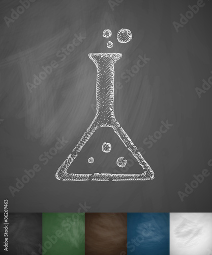 laboratory glass icon