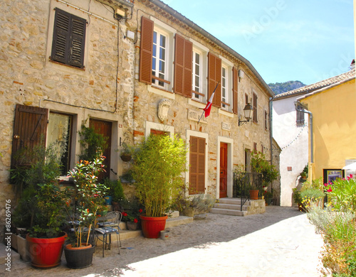 Fototapeta Naklejka Na Ścianę i Meble -  Hôtel de ville Du Village de Sainte-Agnès (Alpes-Maritimes)
