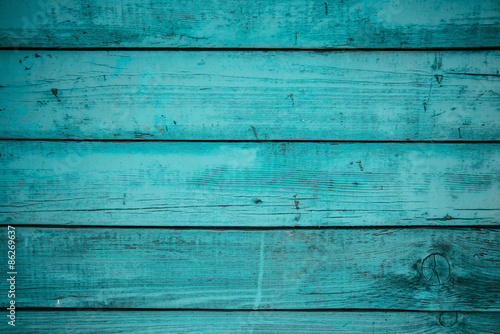 Wooden surface of blue color