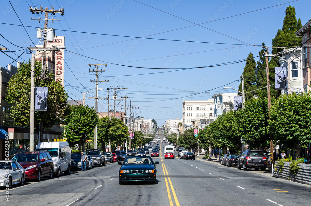 Straßenszene USA San Francisco