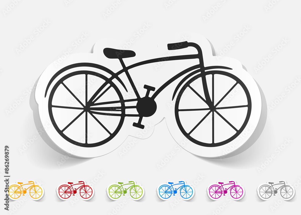 Fototapeta premium realistic design element. bicycle
