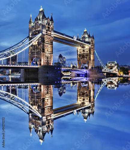 Tower Bridge in London, England, UK