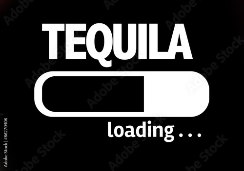 Progress Bar Loading with the text: Tequila 