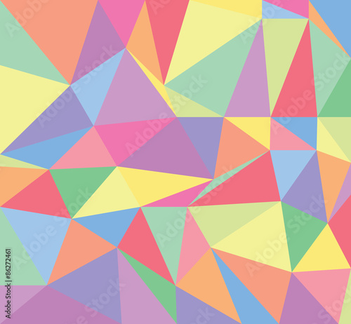 Abstract Pastel color lowpoly for background
