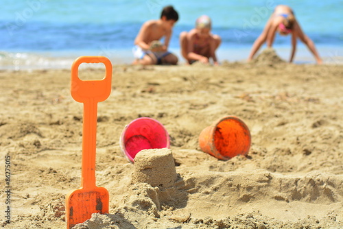 play on the beach