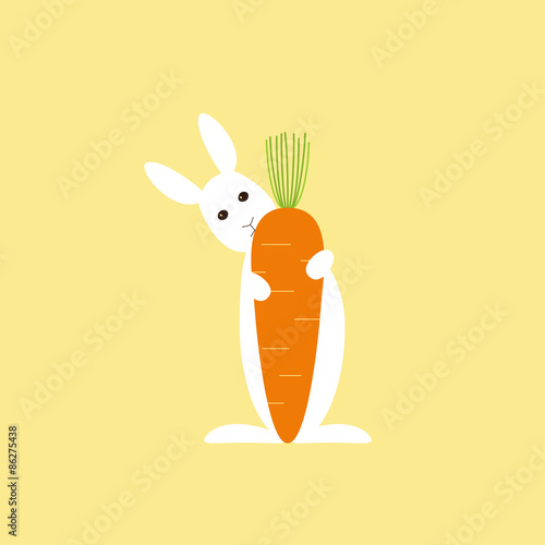 Bunny and carrot