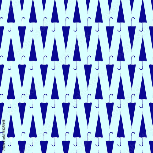 Pattern with umbrellas