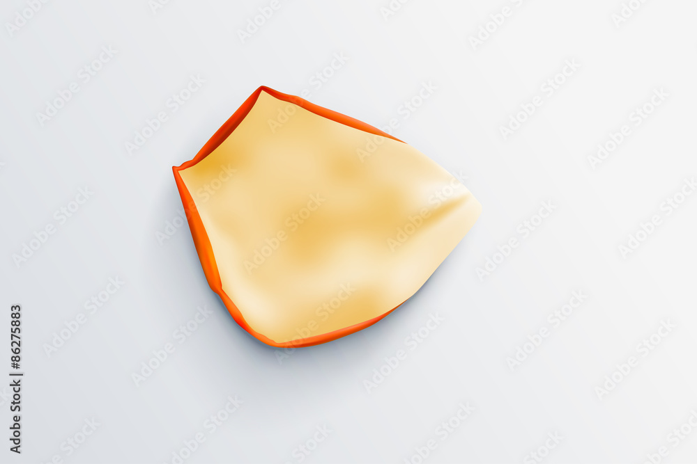Beautiful orange rose petal. Back side. Beautiful orange rose petal. Back side.