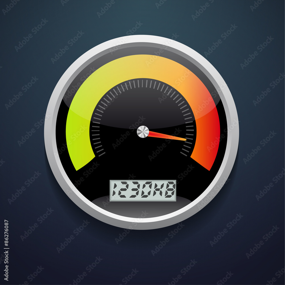 vector illustration of Speedometer . Vector illustration. vector illustration of Speedometer . Vector illustration.