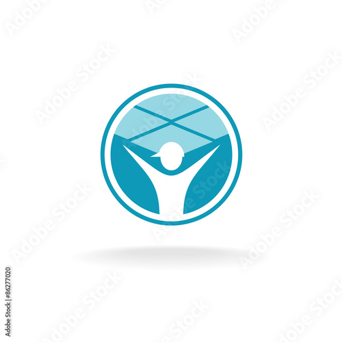Ceiling tiles mount logo