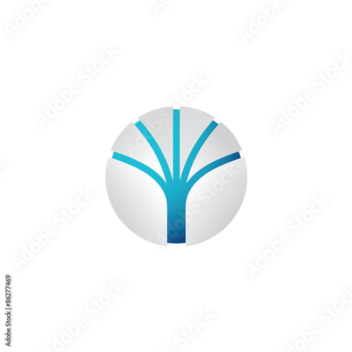 Abstract tech sphere logo template