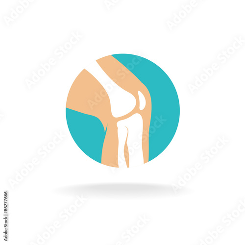 Knee joint logo