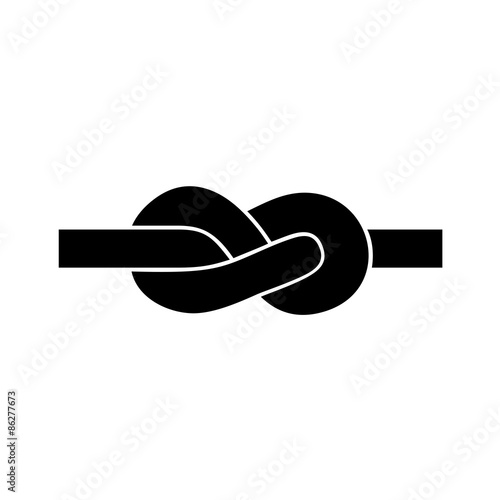 Simple knot icon photo