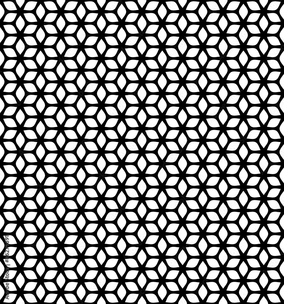 Abstract Retro Seamless Pattern Black Abstract Retro Seamless Pattern Black