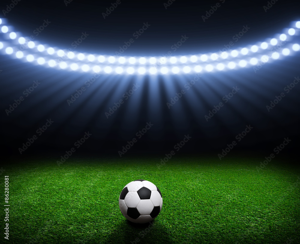 Naklejka premium Stadion piłkarski