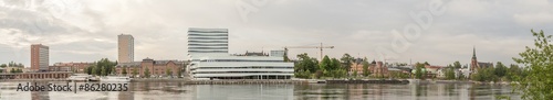 Obraz na płótnie Downtown Umea, Sweden w salonie