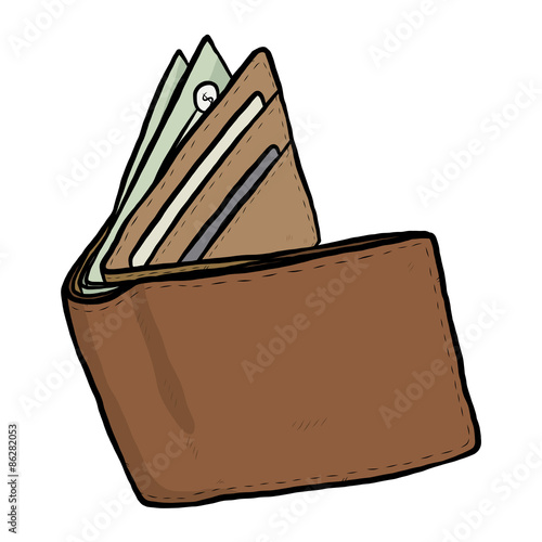 brown wallet