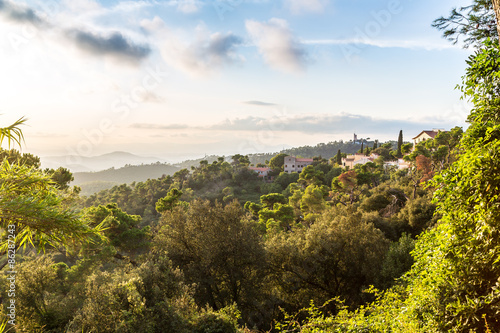 Panoramic view of Barcelona