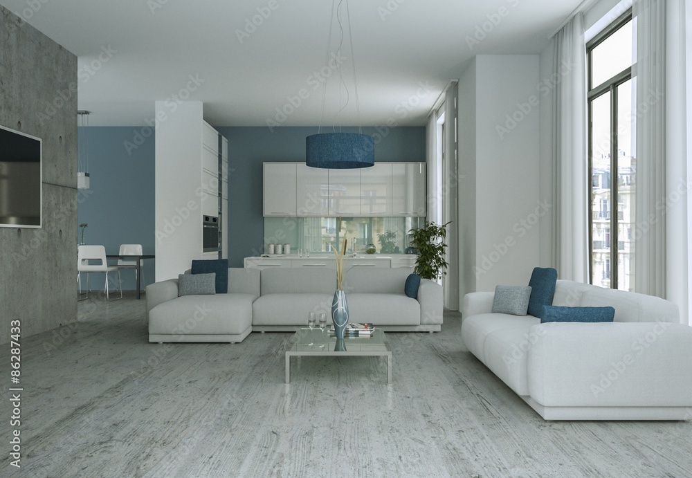 Fototapeta premium modernes Apartment