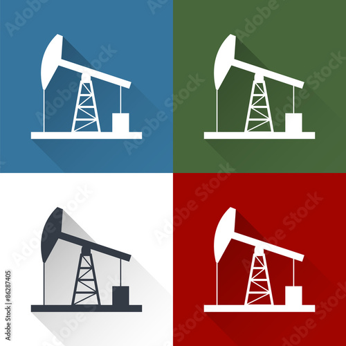 Oil derrick icon.