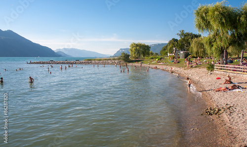 Fotografía Plage du Lido à Tresserve (Lac du Bourget)