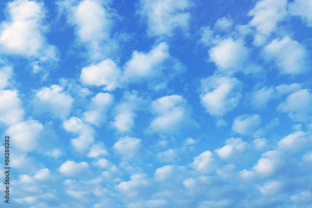 Blue sky with white clouds Blue sky with white clouds