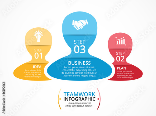 Vector social infographic. Template for diagram, graph