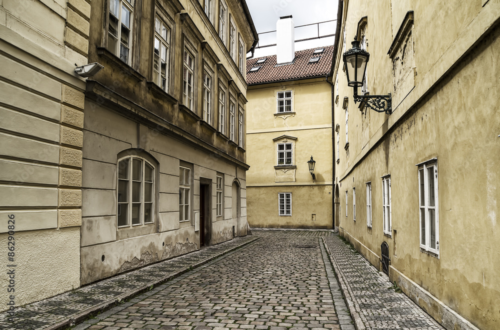 Old streets of Prague, Czech Republic