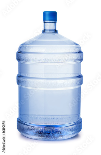 Five gallon plastic water bottle photo