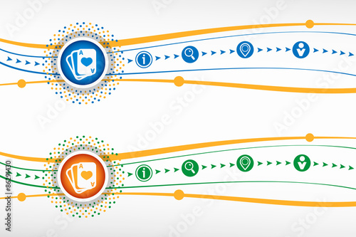 Game cards icon on background for banner, web, site, design, adv