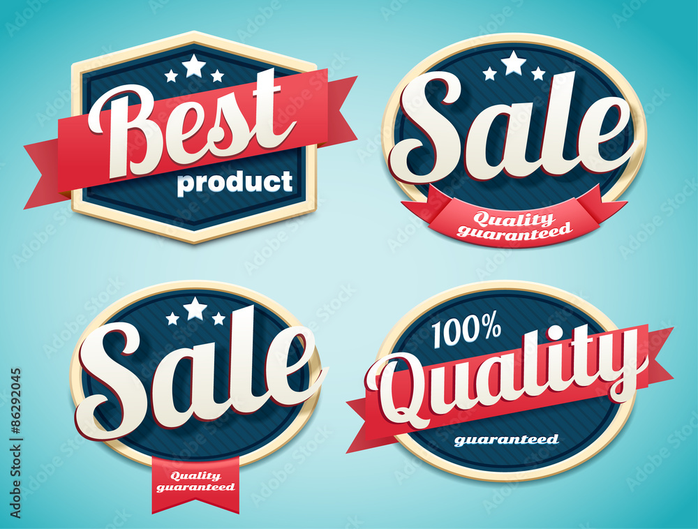 vector illustration of retro badge vector illustration of retro badge