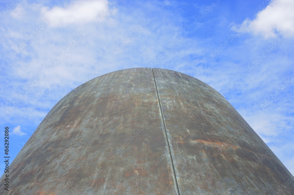 Obraz premium Looking up at planetarium and sky