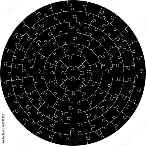 concentric jigsaw puzzle