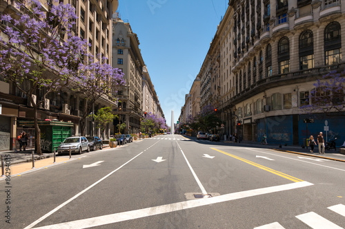 Obelisco (Obelisk), Buenos Aires Argentinien © Henrik Dolle