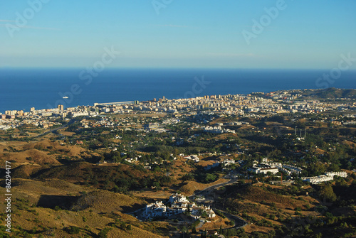 Fuengirola, costa, mar, Málaga, Mijas