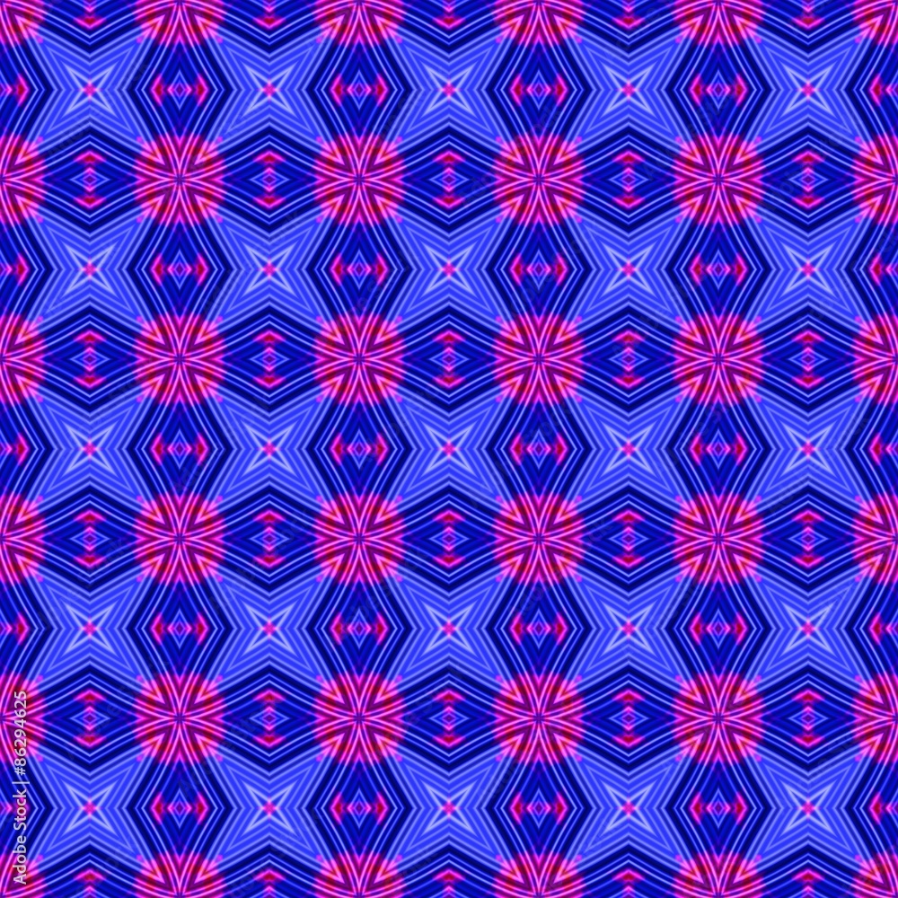 Abstract blue pink geometrical texture or background made seamless