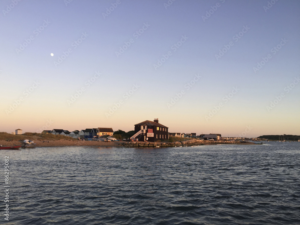 Naklejka premium Mudeford Quay