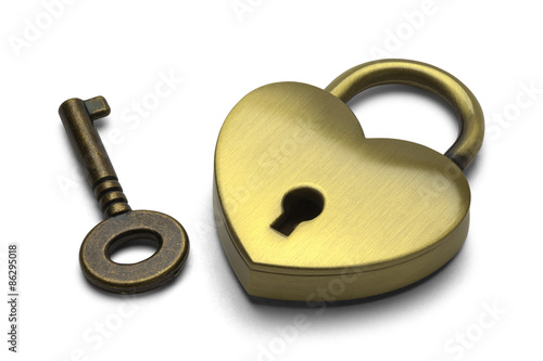 Fotografía Heart Lock and Key