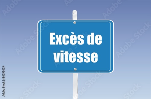 panneau excès de vitesse 02072015