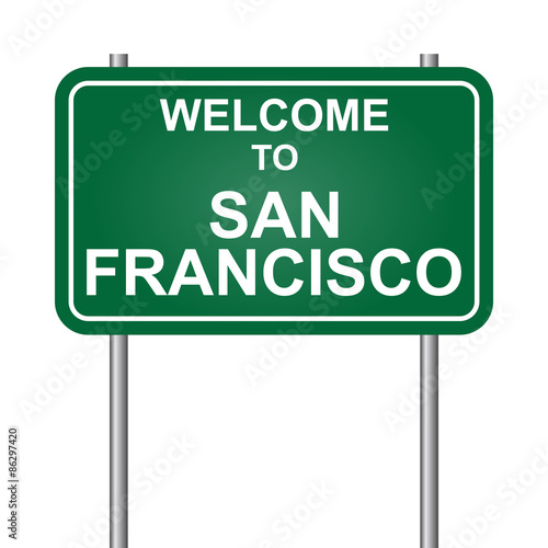 Welcome to San Francisco vector