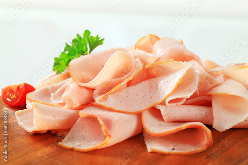 Thinly shaved chicken breast