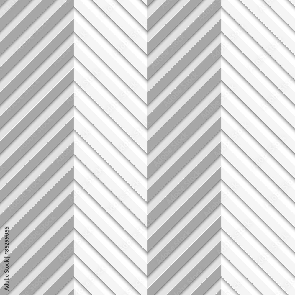 Geometrical pattern with perforated zigzag lines with folds