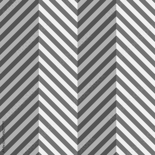 Geometrical pattern with gray and black zigzag lines with folds