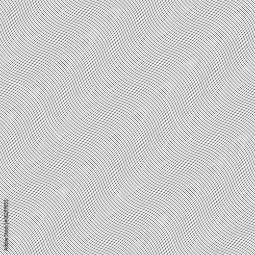 Monochrome pattern with light gray diagonal wavy guilloche textu
