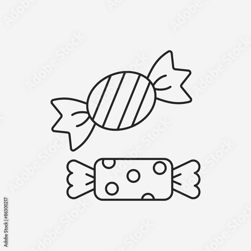 candy line icon