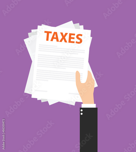 paying taxes and calculate all the document for taxes 