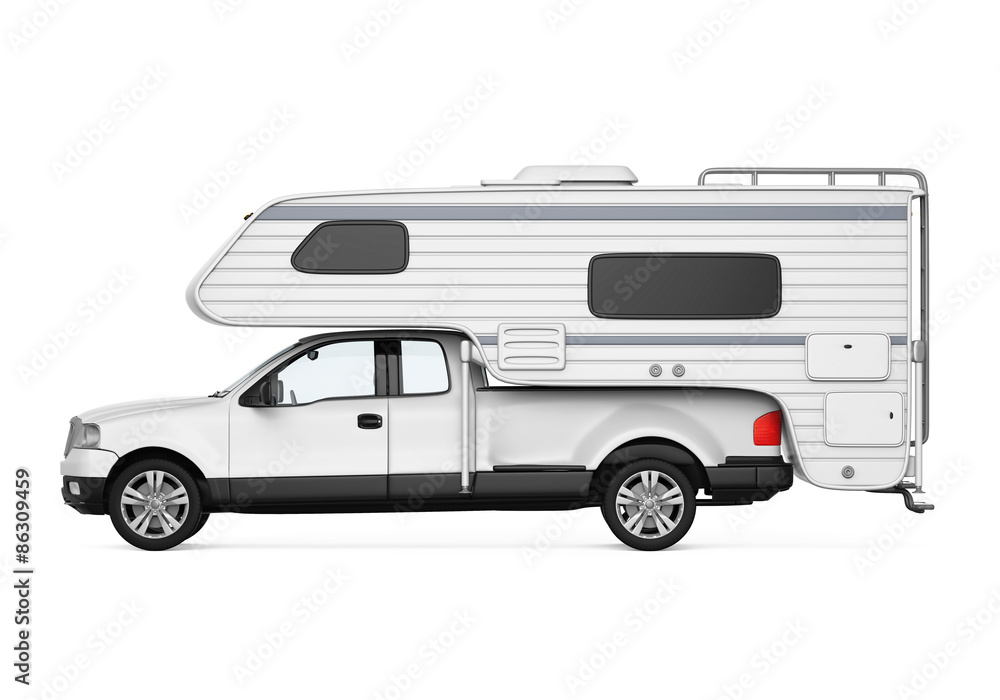 Camper Van Isolated Camper Van Isolated