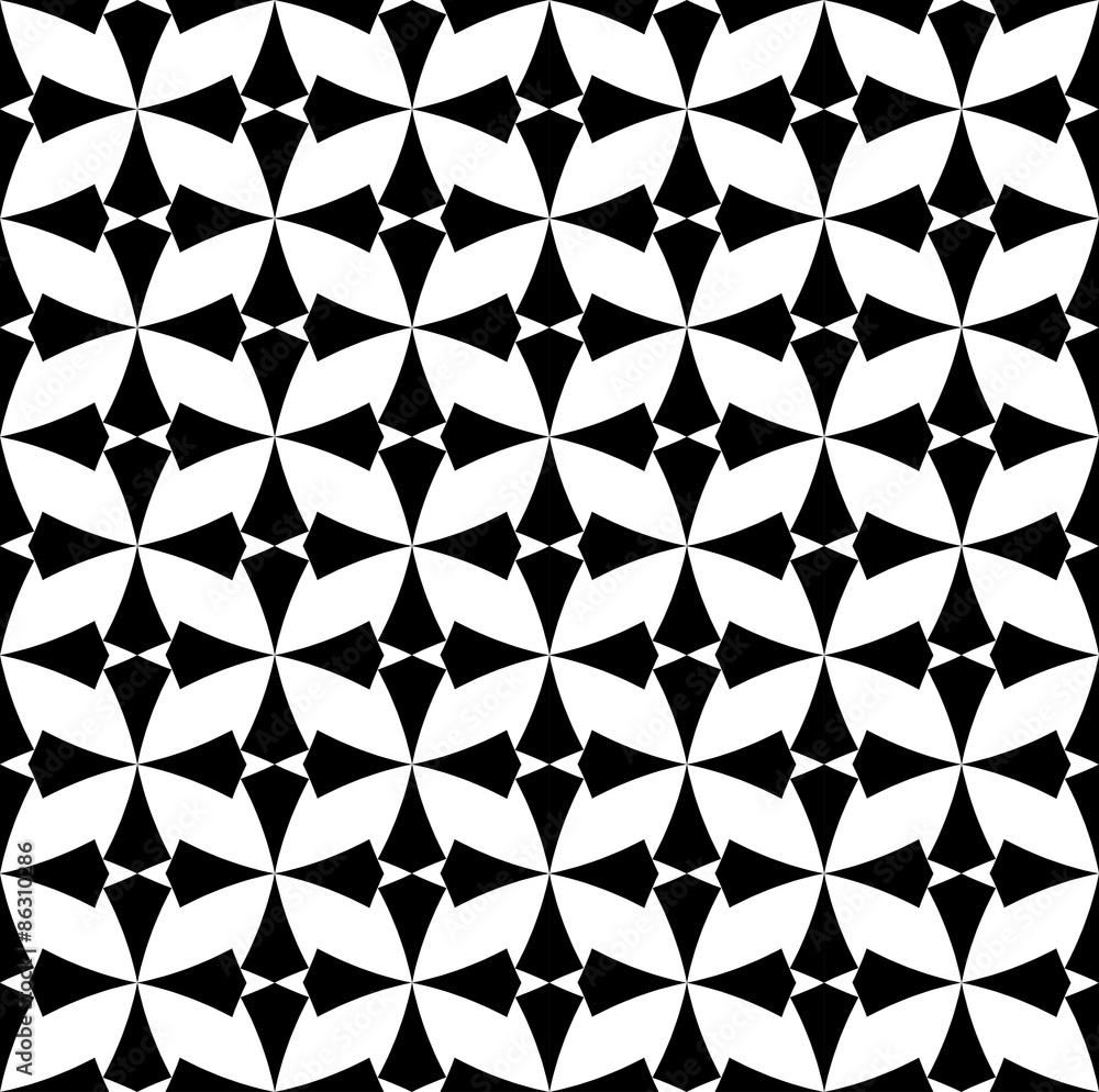 Black and white geometric seamless pattern, abstract background. Black and white geometric seamless pattern, abstract background.