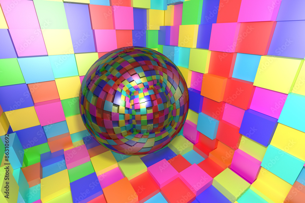 Obraz premium 3d sphere