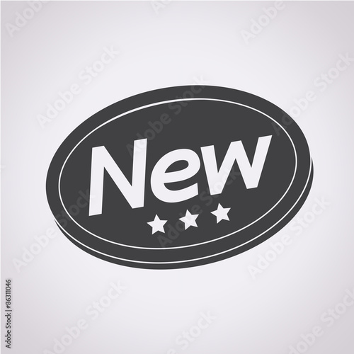 New sign icon